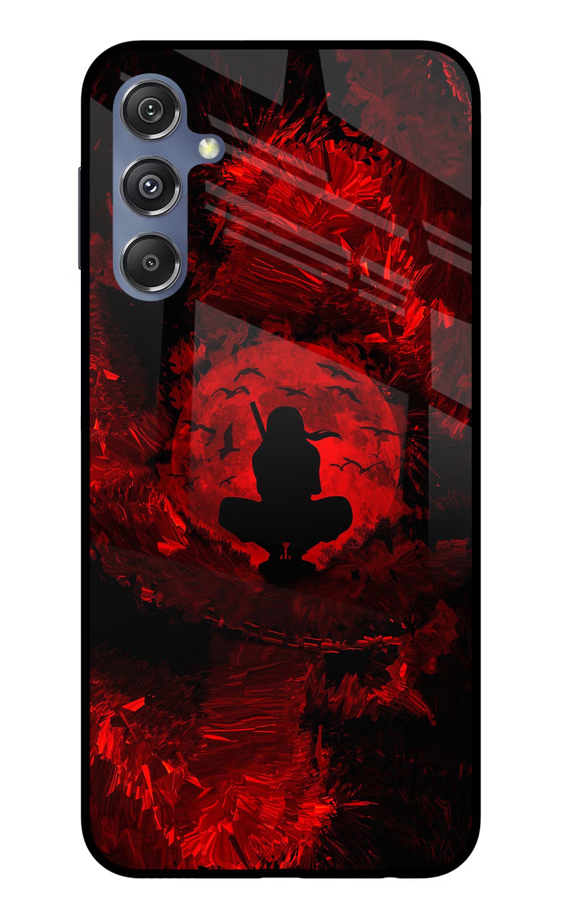 Itachi Uchiha Samsung M34 5G/F34 5G Glass Case Back Cover by Casekaro