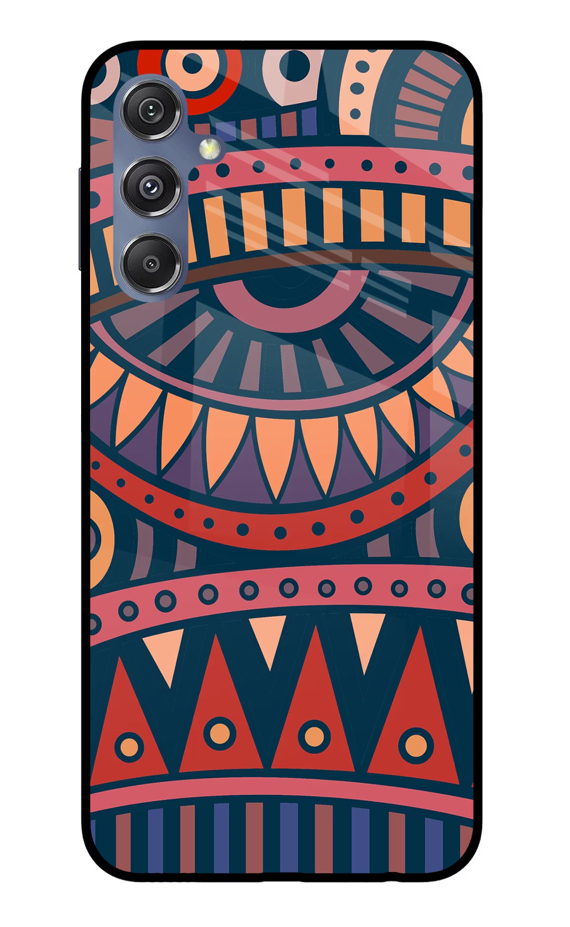 African Culture Design Samsung M34 5G/F34 5G Glass Case Back Cover by Casekaro