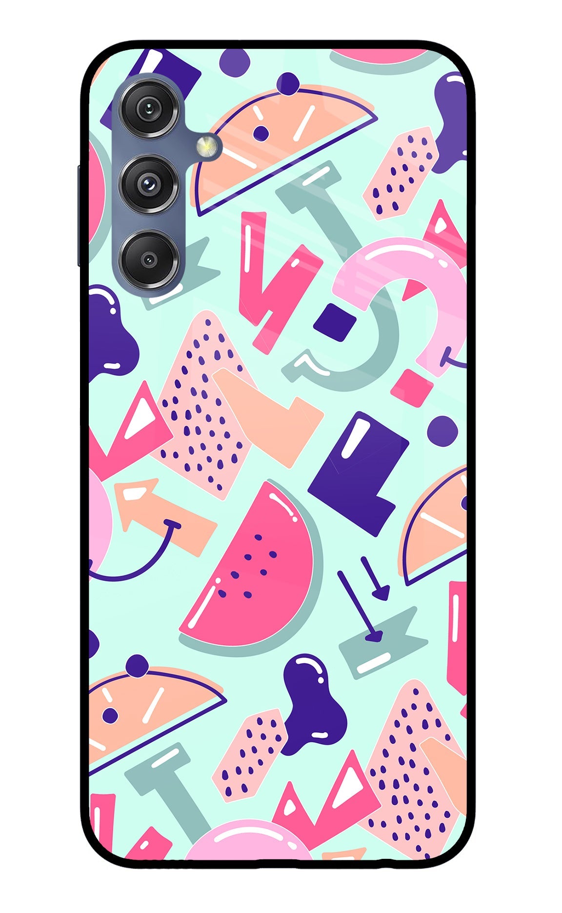 Doodle Pattern Samsung M34 5G/F34 5G Glass Case