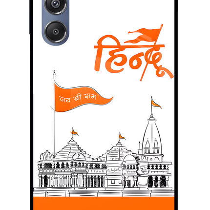 Jai Shree Ram Hindu Samsung M34 5G/F34 5G Glass Case Back Cover by Casekaro