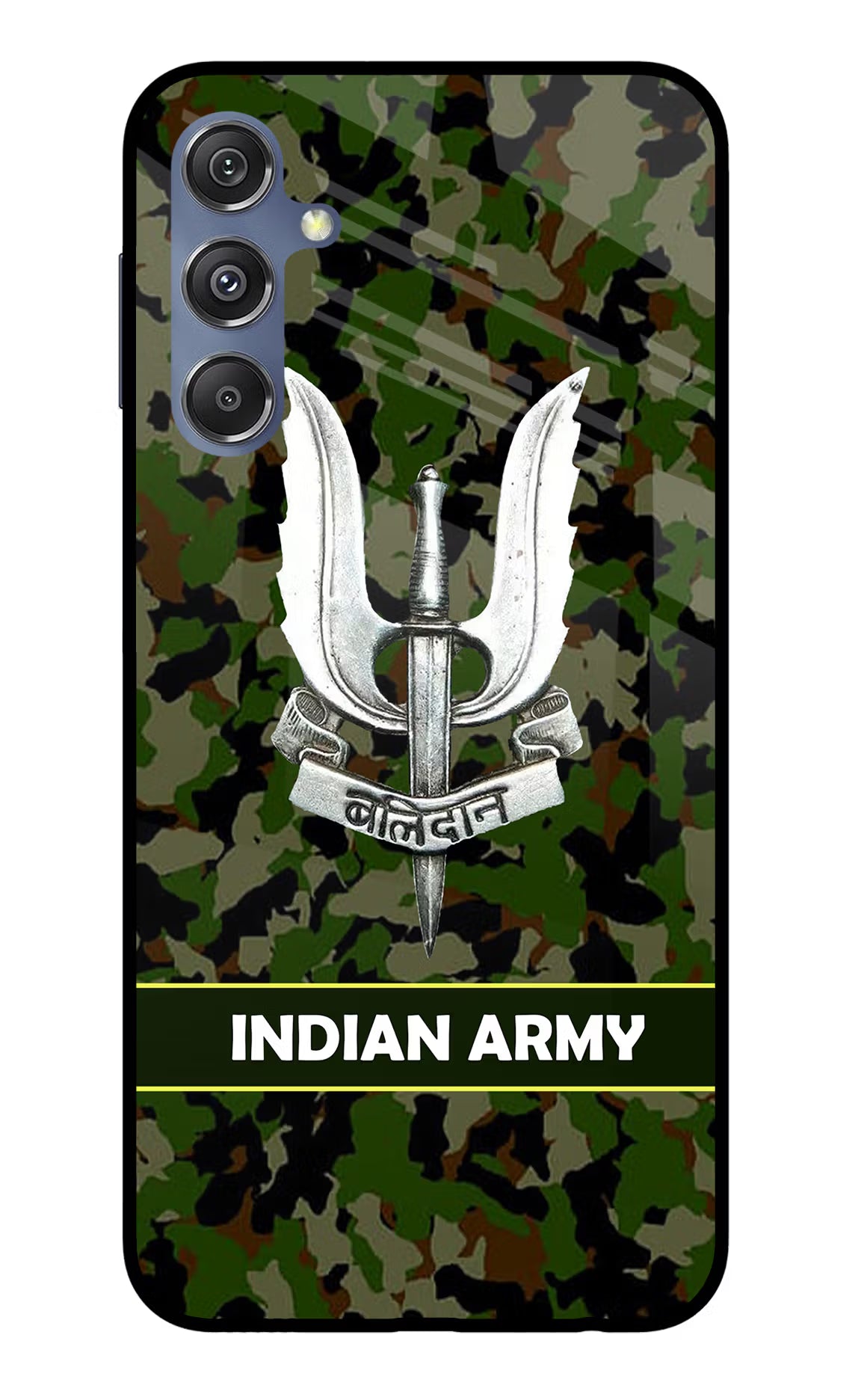 Balidan Indian Logo Samsung M34 5G/F34 5G Glass Case Back Cover by Casekaro