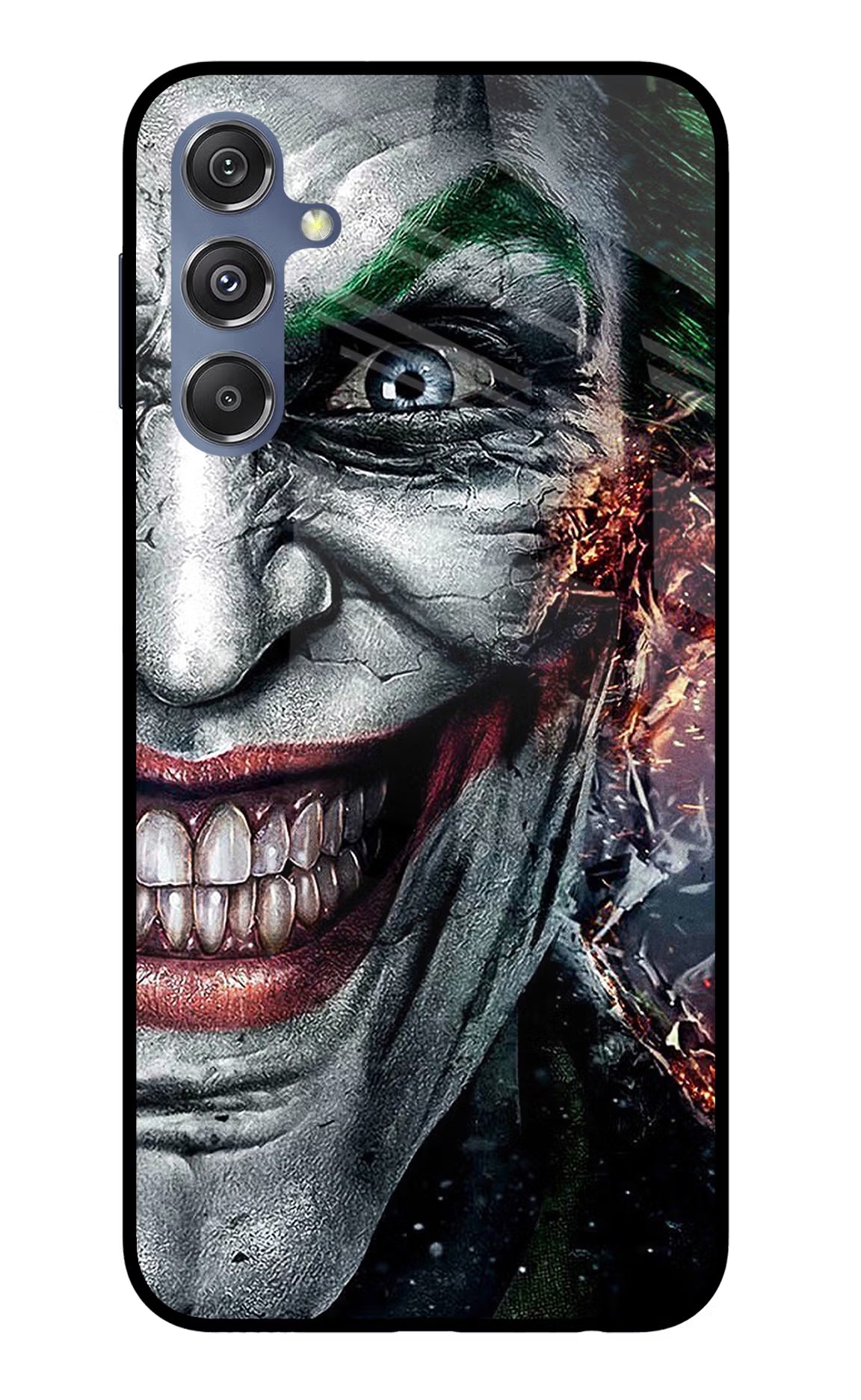 Joker Cam Samsung M34 5G/F34 5G Glass Case Back Cover by Casekaro