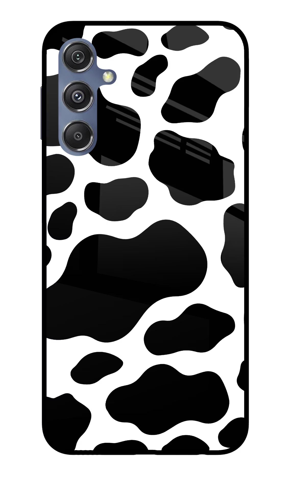 Cow Spots Samsung M34 5G/F34 5G Glass Case Back Cover by Casekaro