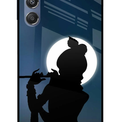 Shri Krishna Silhouette Samsung M34 5G/F34 5G Glass Case