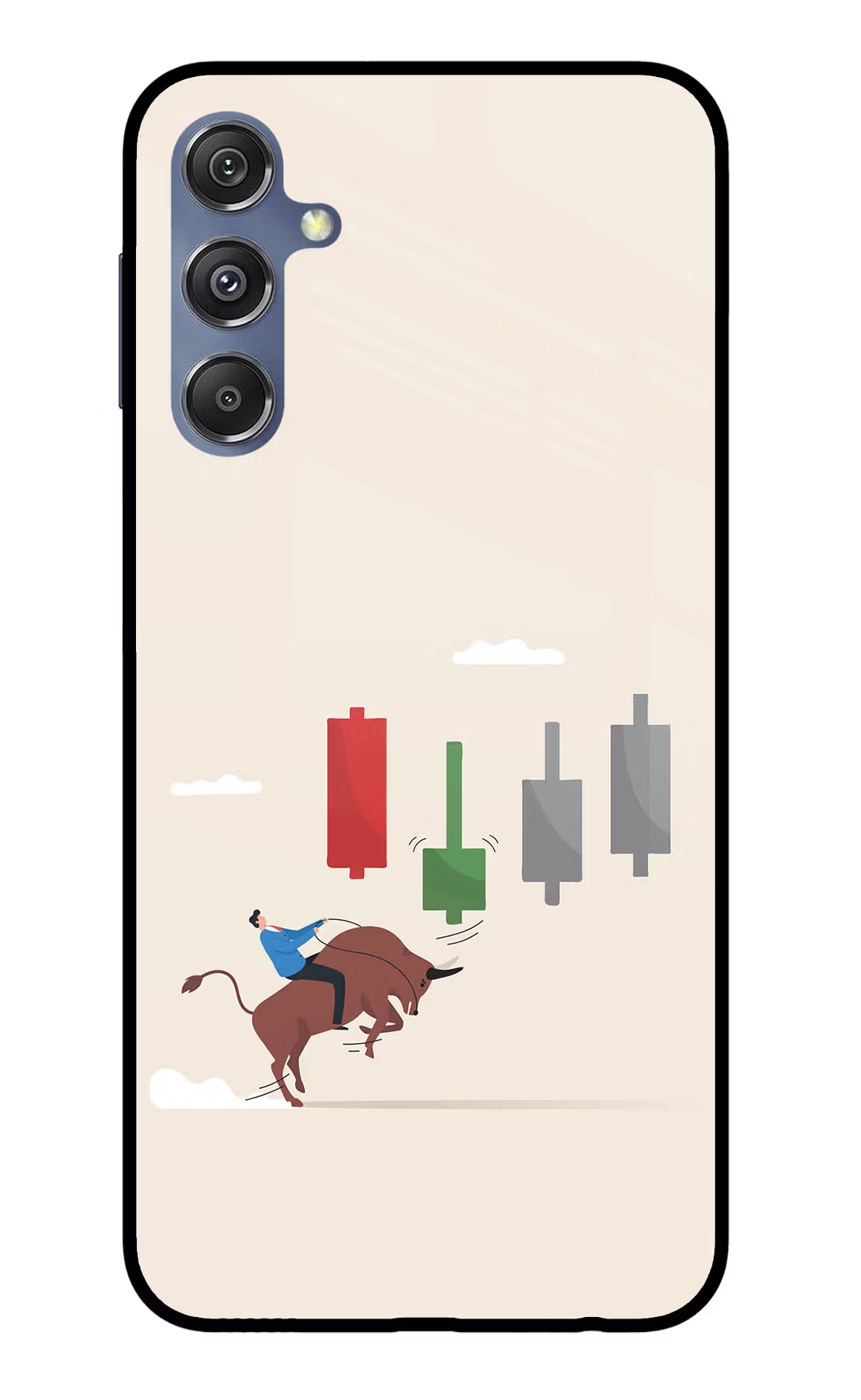 Bull Trading Momentum Samsung M34 5G/F34 5G Glass Case