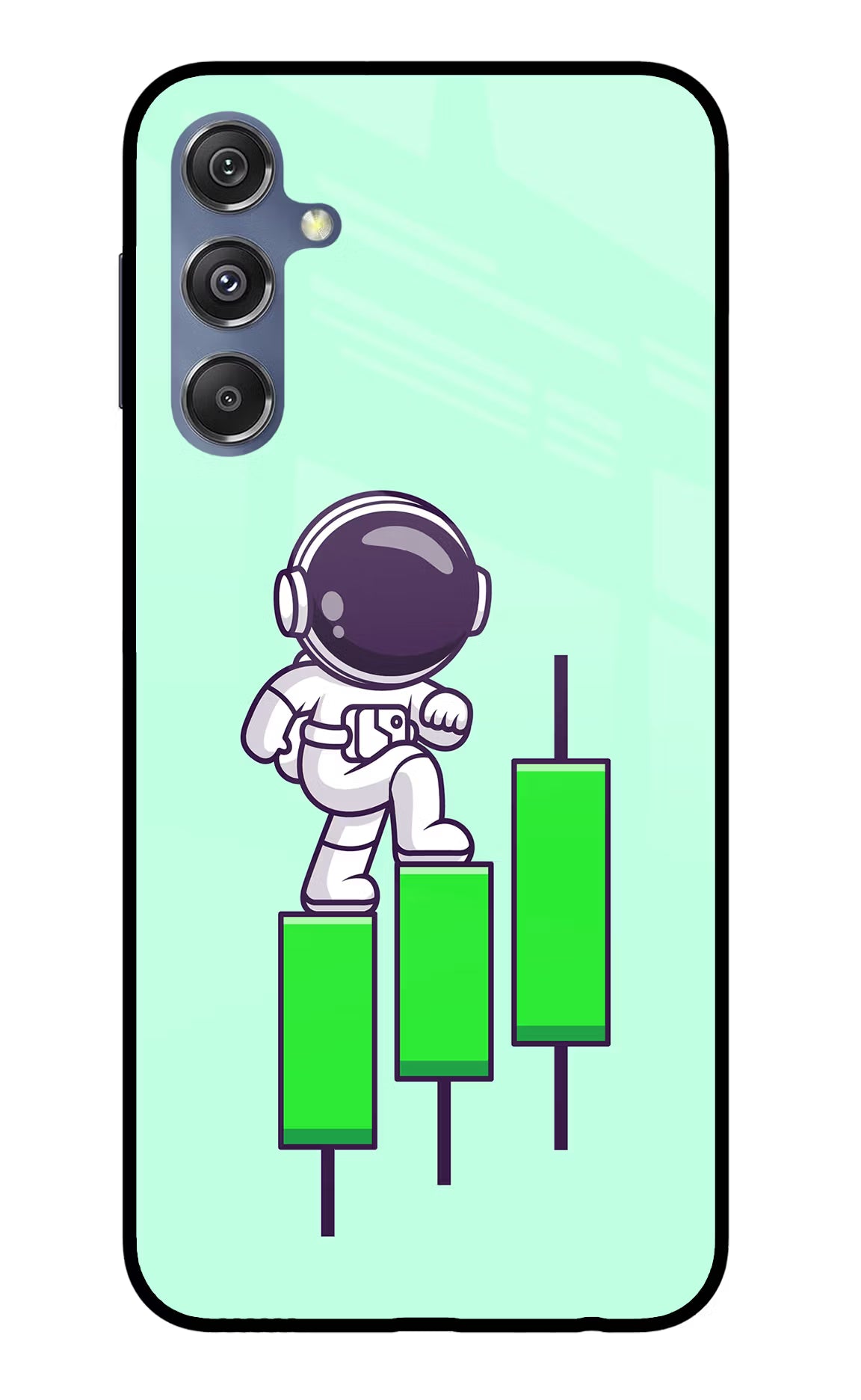 Astronaut Trader Samsung M34 5G/F34 5G Glass Case