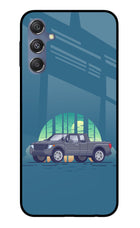 Retro Garage Vibe Samsung M34 5G/F34 5G Glass Case