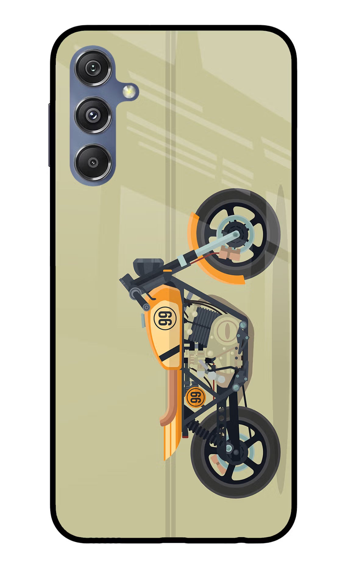 Vertical Speedster Samsung M34 5G/F34 5G Glass Case