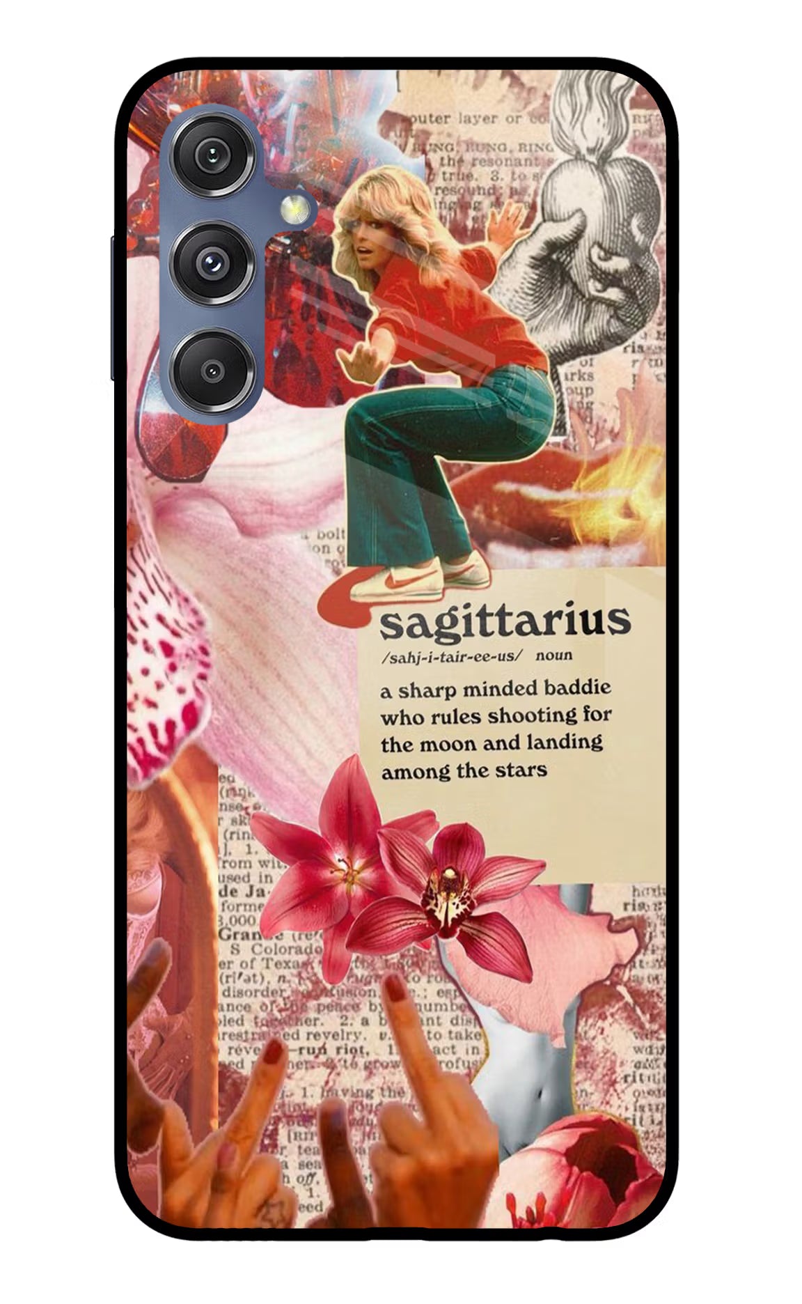 Sagittarius Zodiac Samsung M34 5G/F34 5G Glass Case