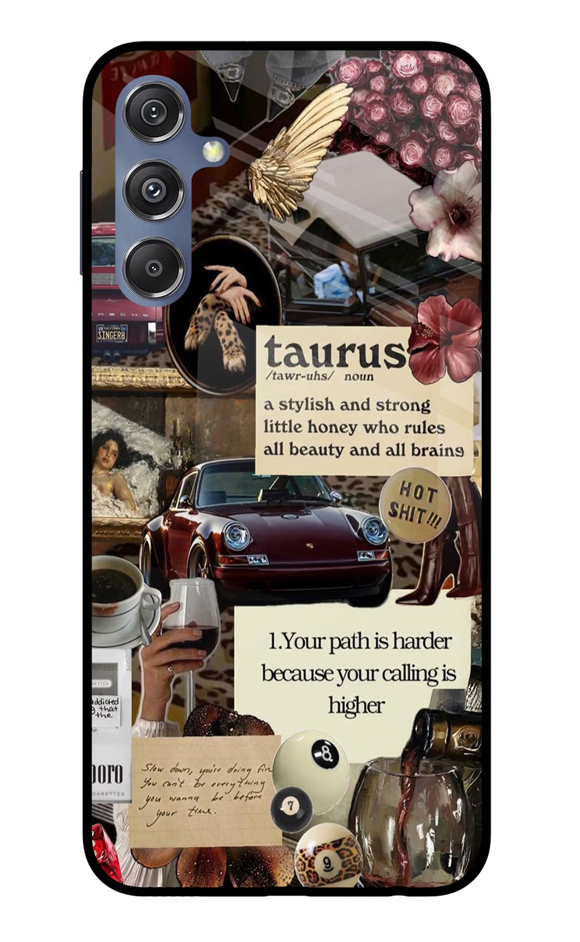 Taurus Zodiac Samsung M34 5G/F34 5G Glass Case Back Cover by Casekaro