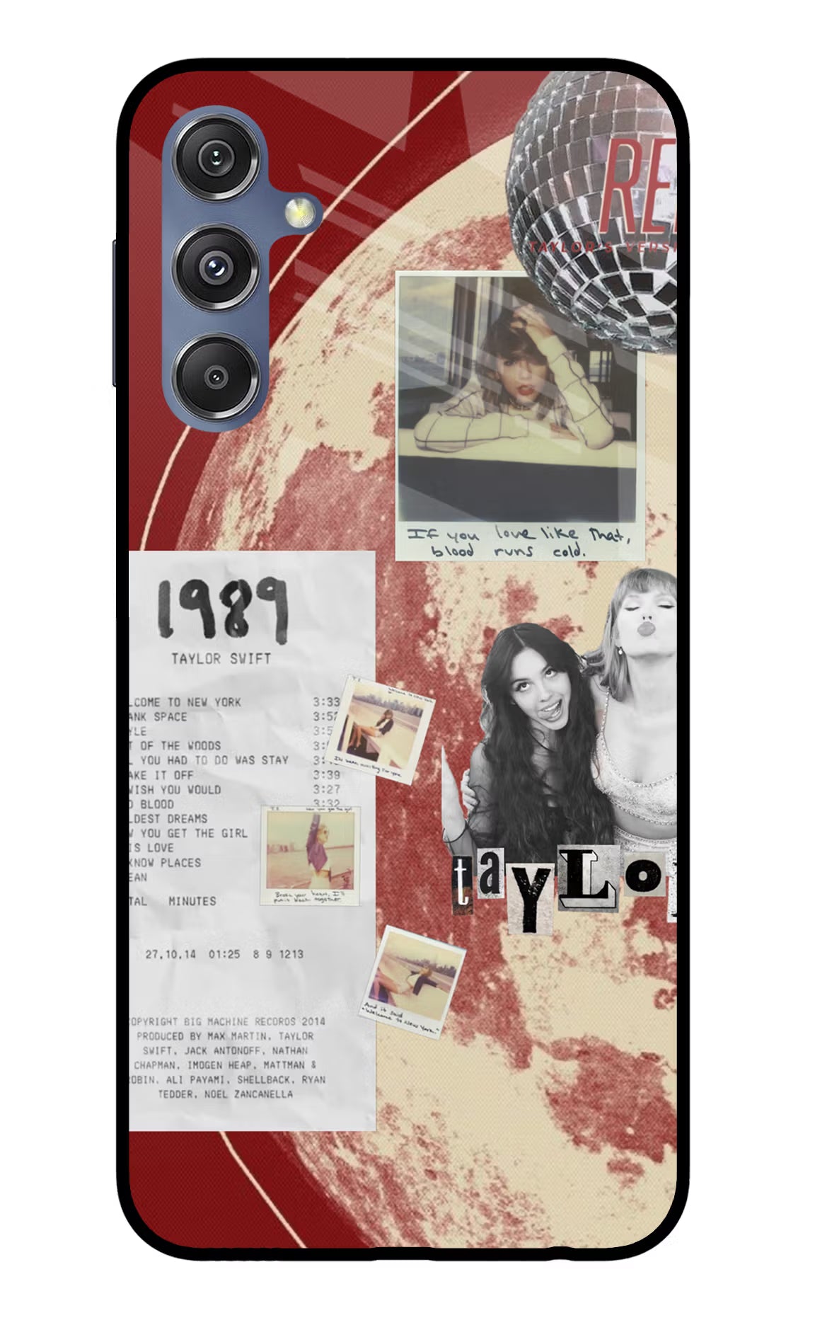 Taylor Swift Samsung M34 5G/F34 5G Glass Case
