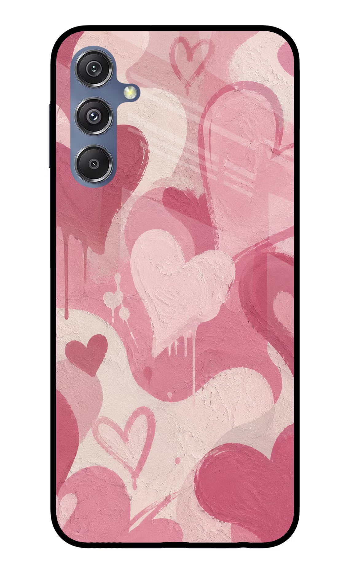 Hearty case Samsung M34 5G/F34 5G Glass Case Back Cover by Casekaro