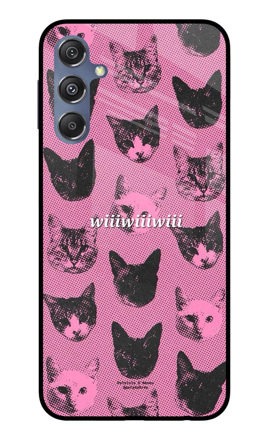 Pink Cats Samsung M34 5G/F34 5G Glass Case