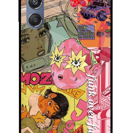 Funkover Samsung M34 5G/F34 5G Glass Case Back Cover by Casekaro