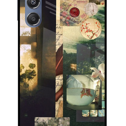 Summer Samsung M34 5G/F34 5G Glass Case Back Cover by Casekaro