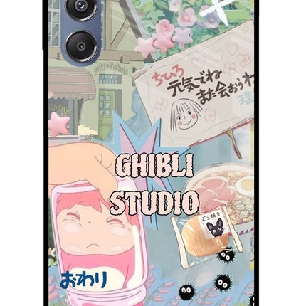 Studio Ghibli Samsung M34 5G/F34 5G Glass Case Back Cover by Casekaro