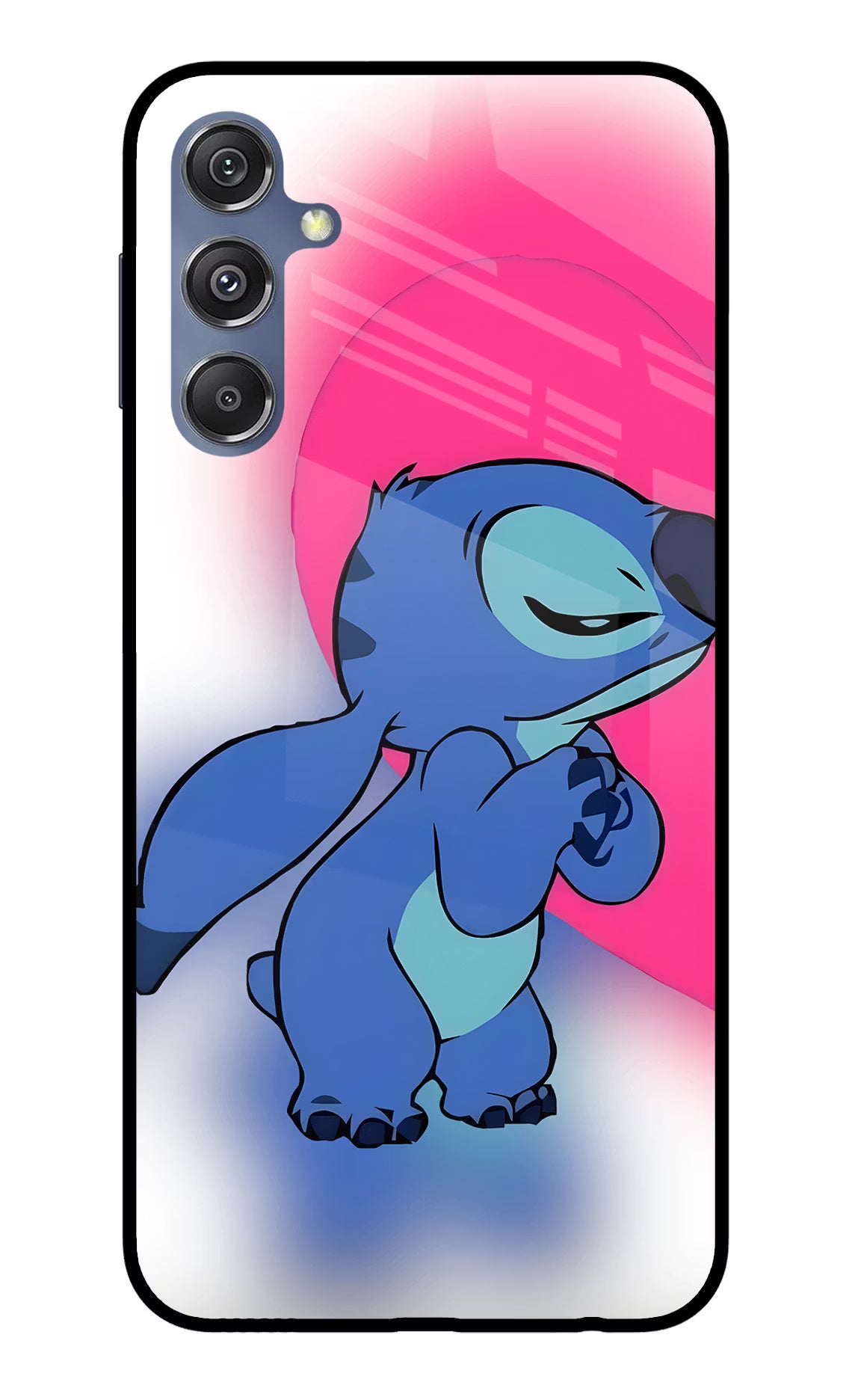 Stitch Hug Samsung M34 5G/F34 5G Glass Case