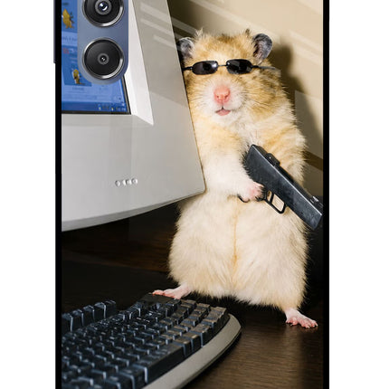 Hacker Hamster Samsung M34 5G/F34 5G Glass Case