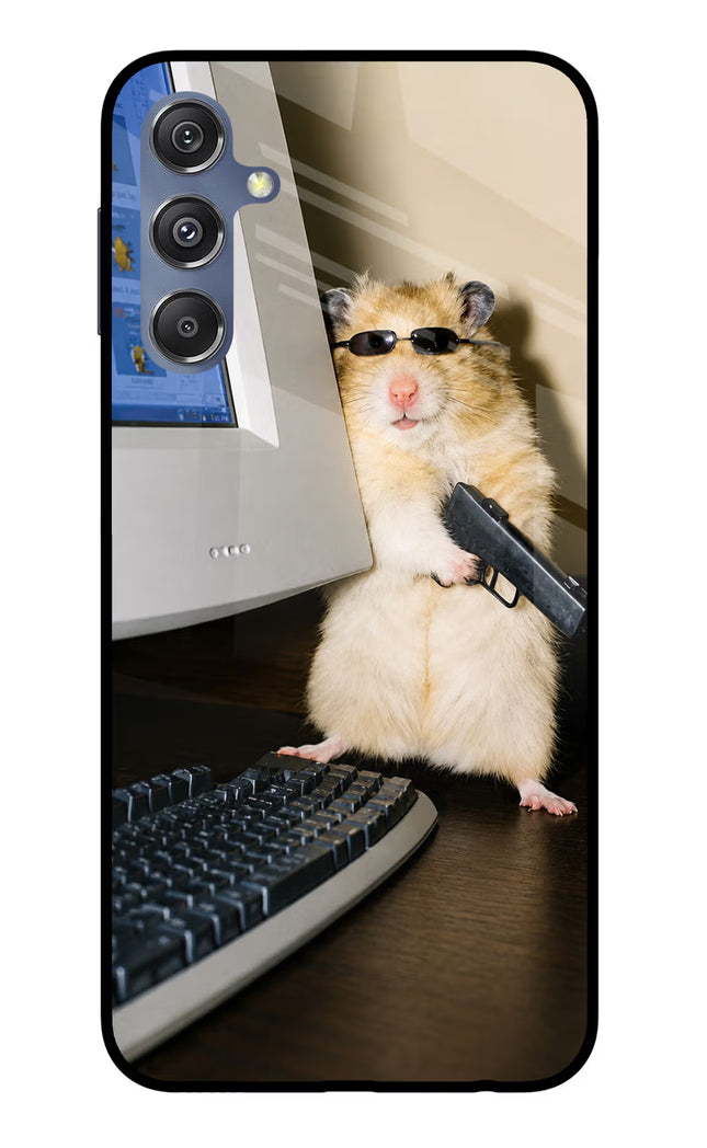 Hacker Hamster Samsung M34 5G/F34 5G Glass Case