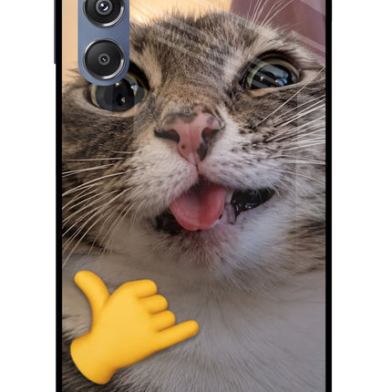 Silly Cat Call Samsung M34 5G/F34 5G Glass Case