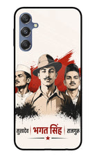 Bhagat Singh Trio Samsung M34 5G/F34 5G Glass Case