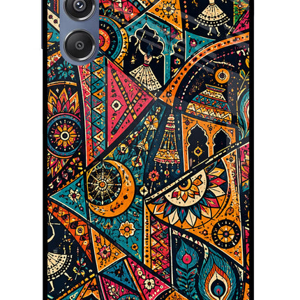 Folk Print Samsung M34 5G/F34 5G Glass Case
