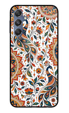 White Mayura Samsung M34 5G/F34 5G Glass Case
