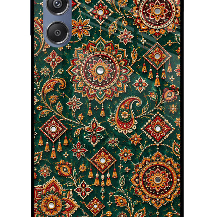 Green Pataka Samsung M34 5G/F34 5G Glass Case