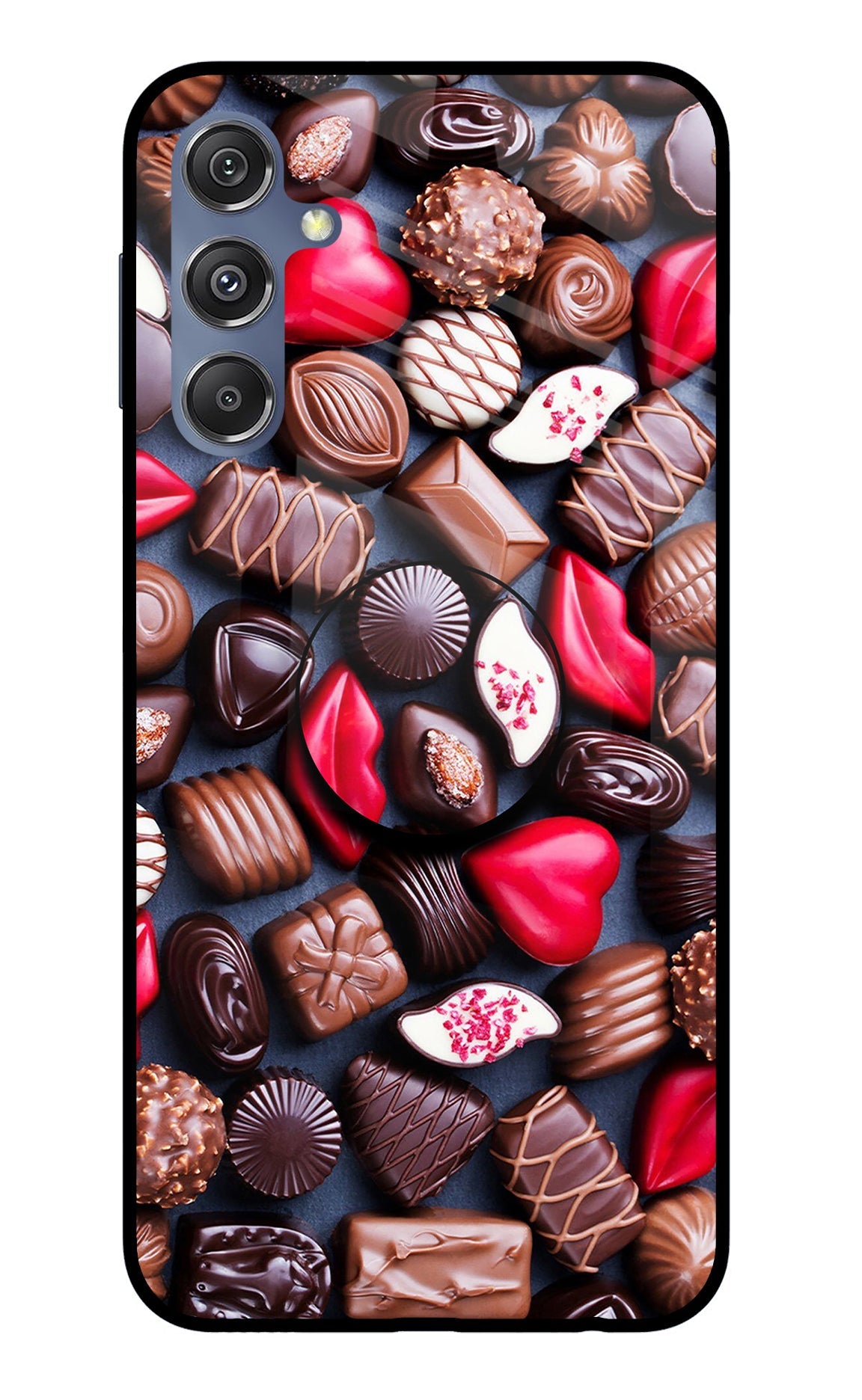 Chocolates Samsung M34 5G/F34 5G Glass Case