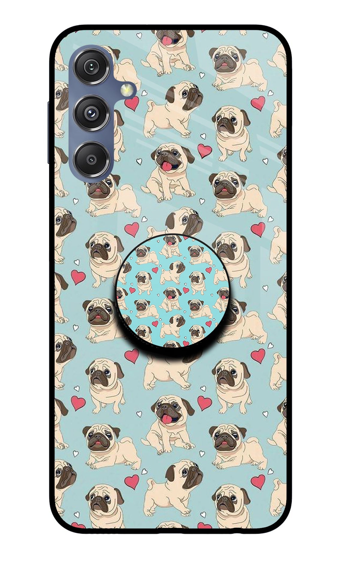 Pug Dog Samsung M34 5G/F34 5G Glass Case