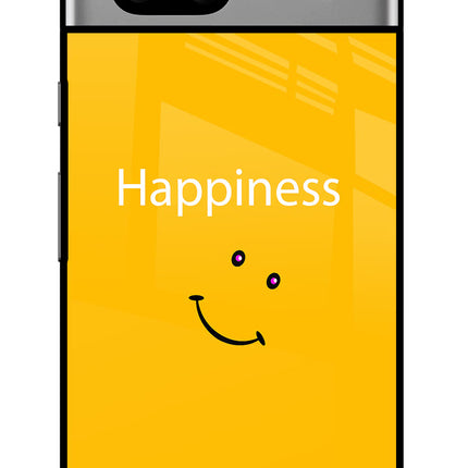 Happiness With Smiley Google Pixel 7A Glass Case