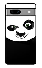 Panda Google Pixel 7A Glass Case Back Cover by Casekaro