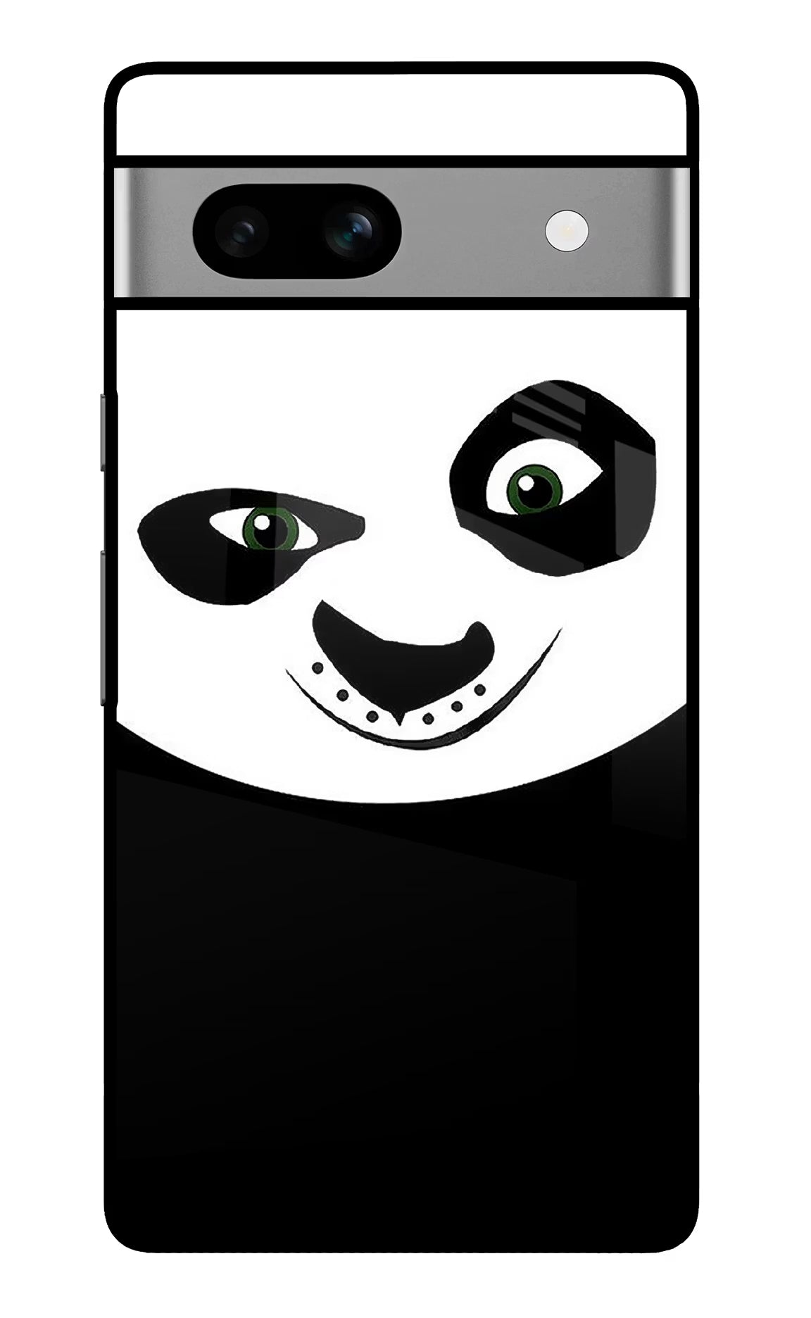 Panda Google Pixel 7A Glass Case Back Cover by Casekaro