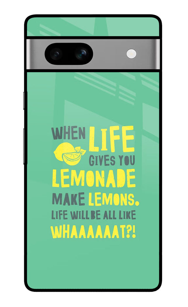 Quote Google Pixel 7A Glass Case