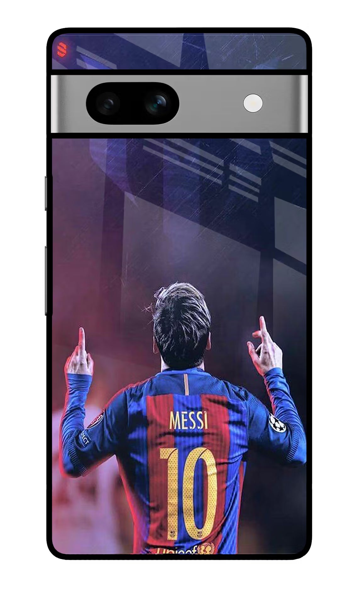 Messi Google Pixel 7A Glass Case Back Cover by Casekaro