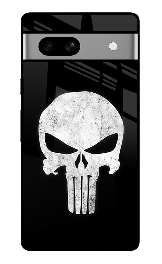 Punisher Skull Google Pixel 7A Glass Case