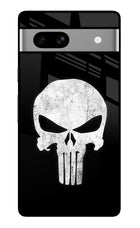Punisher Skull Google Pixel 7A Glass Case