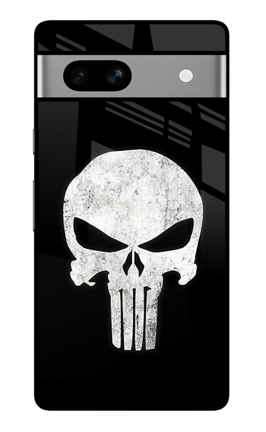 Punisher Skull Google Pixel 7A Glass Case