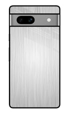 Wooden Grey Texture Google Pixel 7A Glass Case