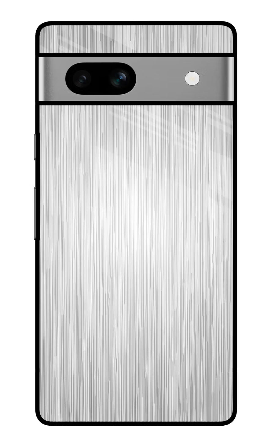 Wooden Grey Texture Google Pixel 7A Back Cover, Glass case