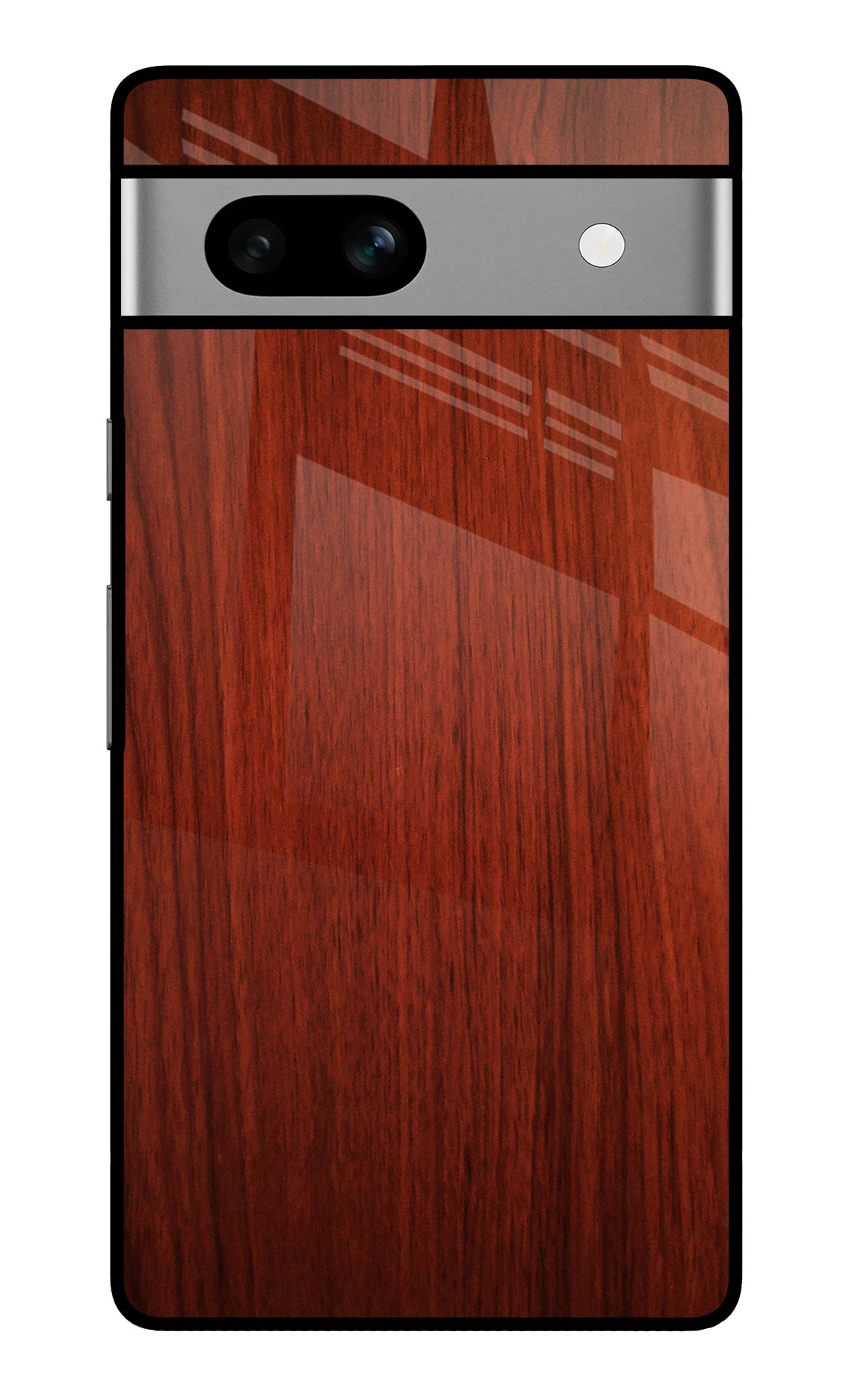 Wooden Plain Pattern Google Pixel 7A Glass Case