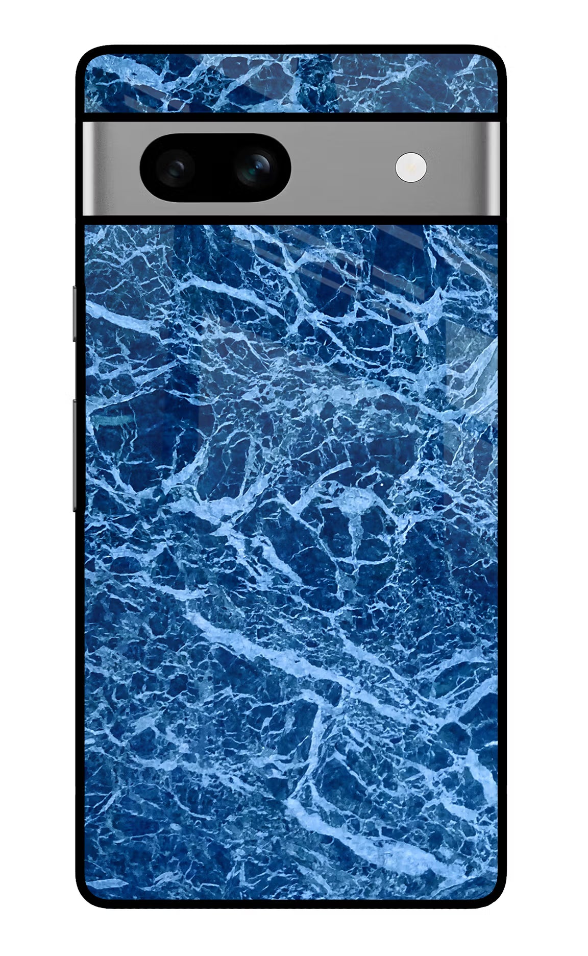 Blue Marble Google Pixel 7A Glass Case Back Cover by Casekaro