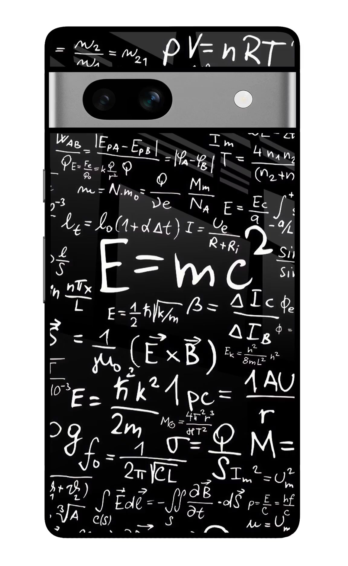 Physics Formula Google Pixel 7A Glass Case Back Cover by Casekaro