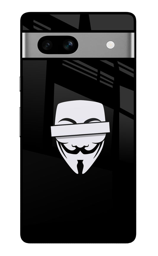 Anonymous Face Google Pixel 7A Glass Case