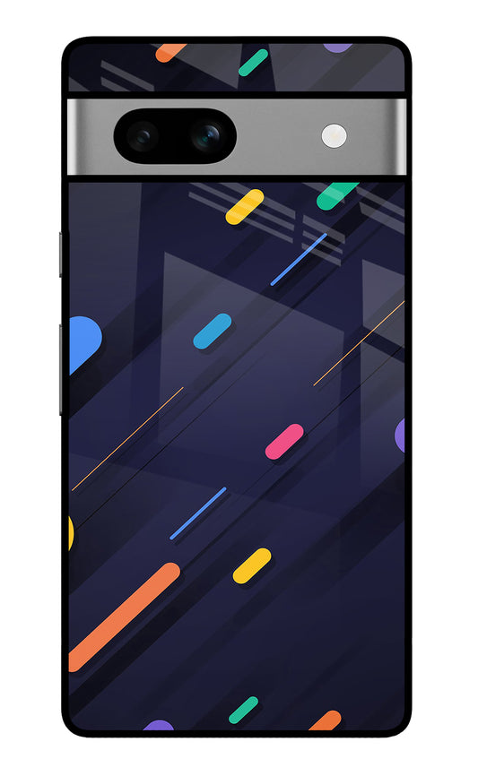 Abstract Design Google Pixel 7A Glass Case