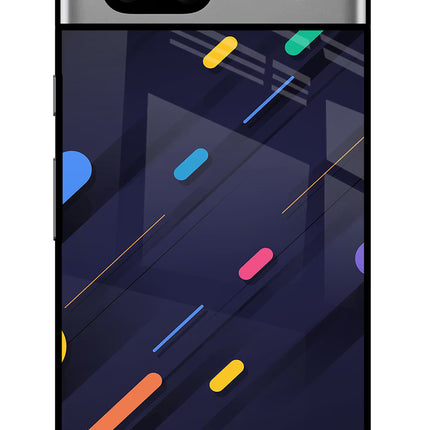 Abstract Design Google Pixel 7A Glass Case