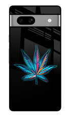 Weed Google Pixel 7A Glass Case Back Cover by Casekaro