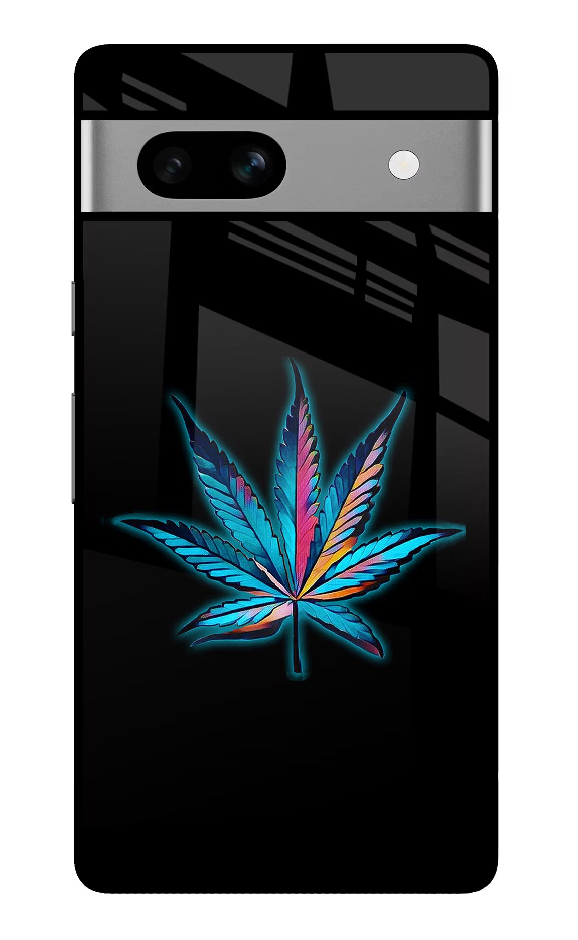 Weed Google Pixel 7A Glass Case Back Cover by Casekaro