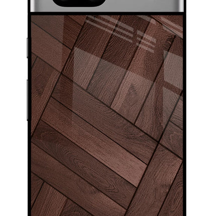 Wooden Texture Design Google Pixel 7A Glass Case