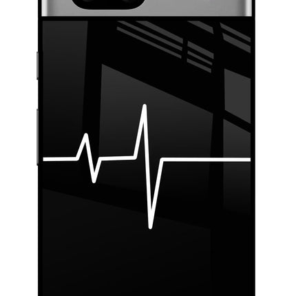 Heart Beats Google Pixel 7A Glass Case